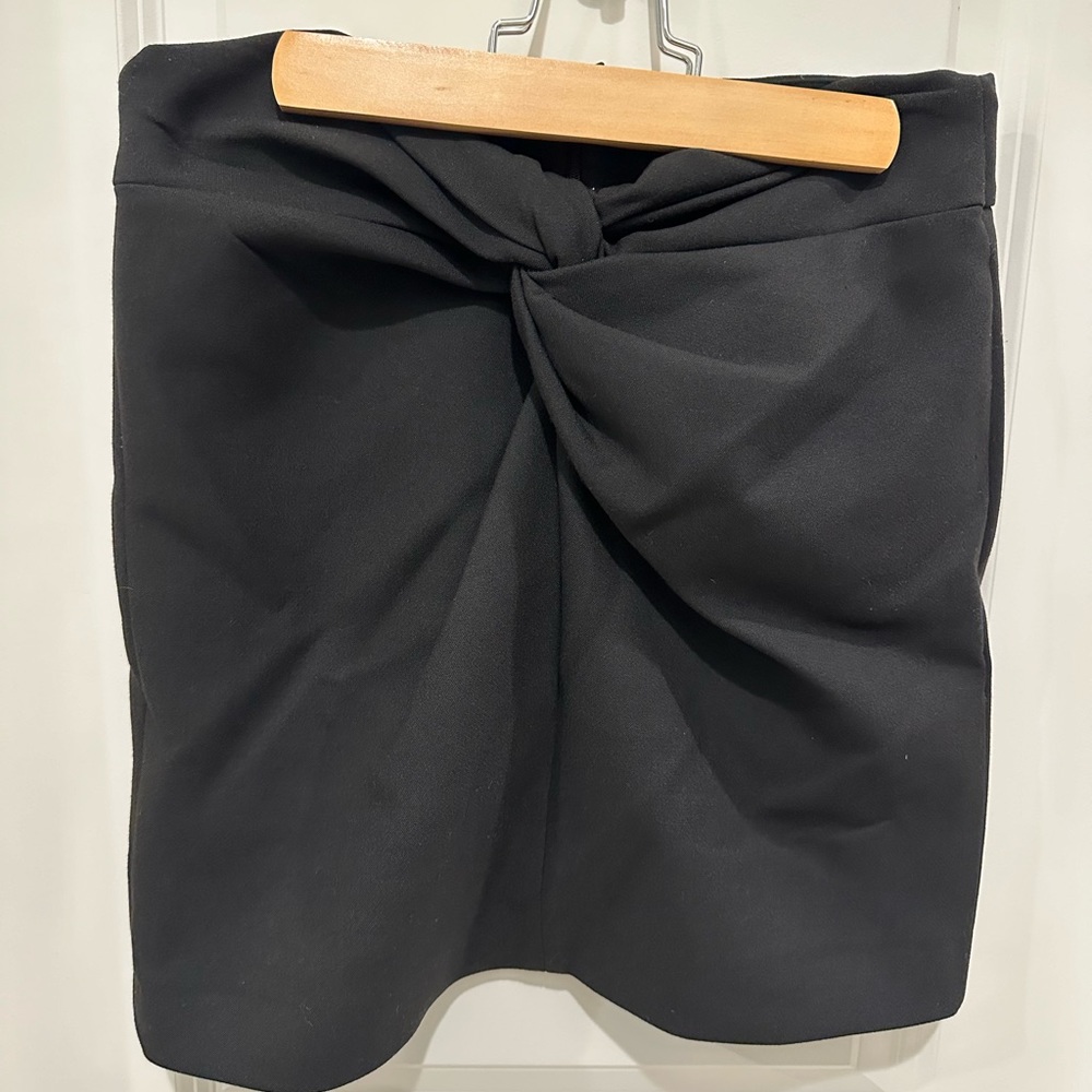 NOWT Zara front knot mini skirt